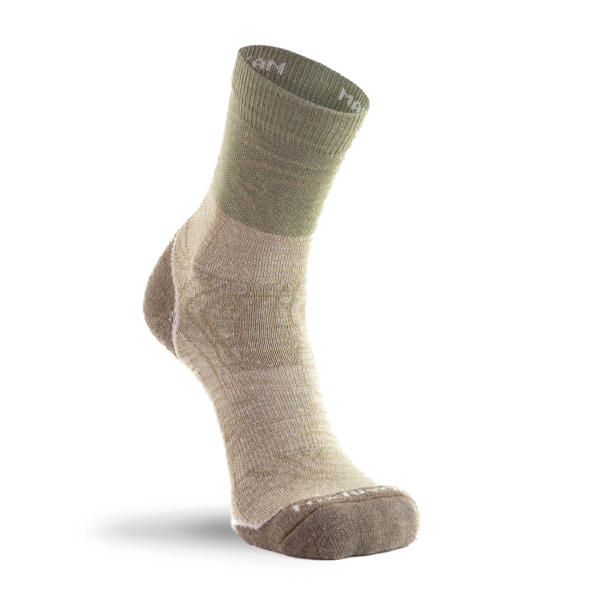 Women's Croatan Lightweight Crew Hiking Sock Taupe Small - Fox River
